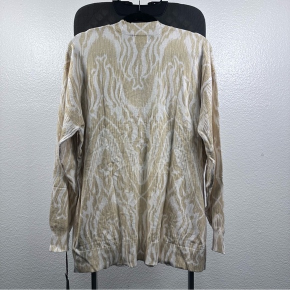 Kathy Ireland® Fashion 360 Maxima Printed Ikat Cardigan Size XL - Picture 6 of 9